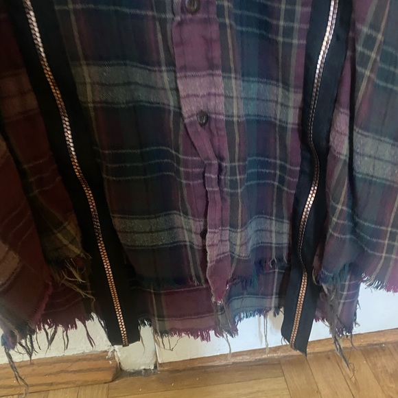 Vintage Style Flannel with Zippers - Picture 2 of 4